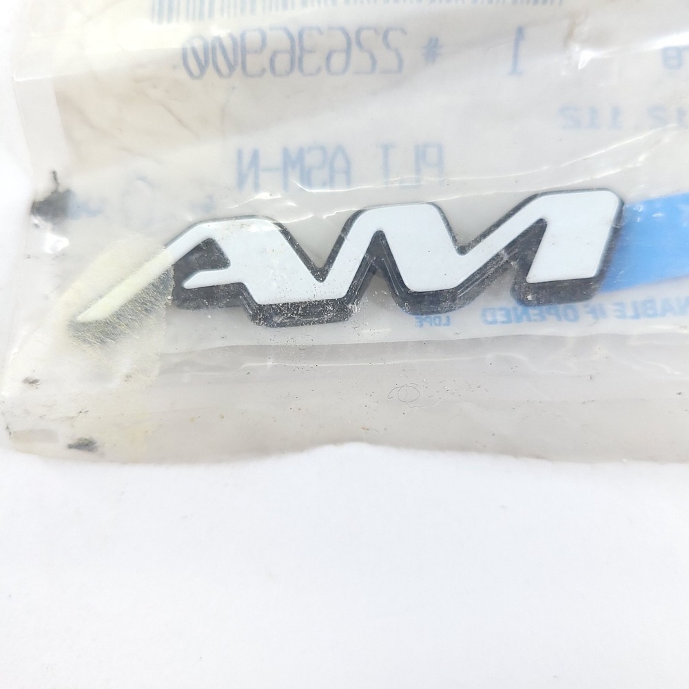 NOS 1996-2002 Pontiac Grand Am Front Door "AM" Nameplate Genuine GM 22636900 OEM